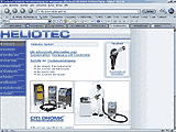 Internetauftritt Helitec Trockeneistrahlung