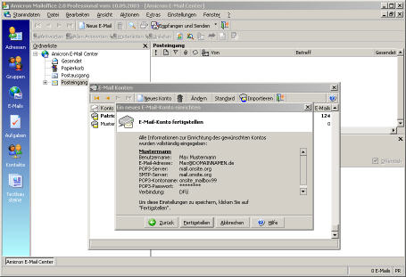 Mailoffice e-mail Account einrichten