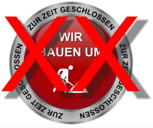 Website: Schild "Baustelle" vermeiden